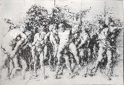 Andrea Mantegna A Bacchanal with silengus oil painting picture wholesale